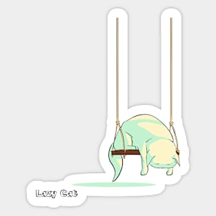 Lazy Cat (Playtime 2) Sticker